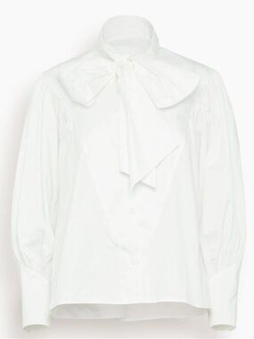 HUNTER BELL Shay Blouse Bright White XS